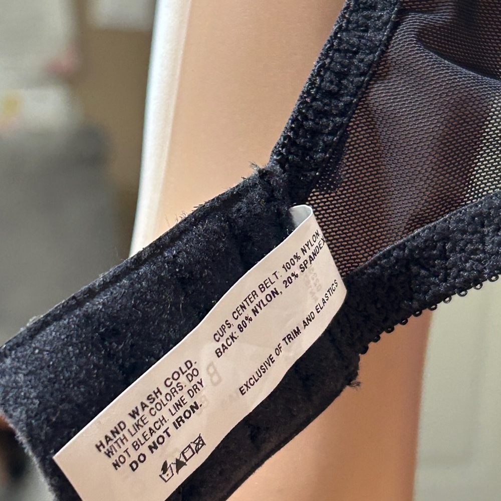 NWT Bali Black Bra - Women's Intimates size 36B - Picture 6 of 9